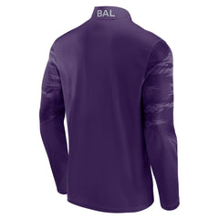Baltimore Ravens Ringer Quarter-Zip Jacket - Purple Jackets