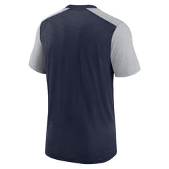 Dallas Cowboys Color Block Team Name T-Shirt - Heathered Navy/Heathered Gray T-shirts