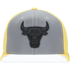 Chicago Bulls Day 5 Snapback Hat Gray/Yellow - Mitchell & Ness