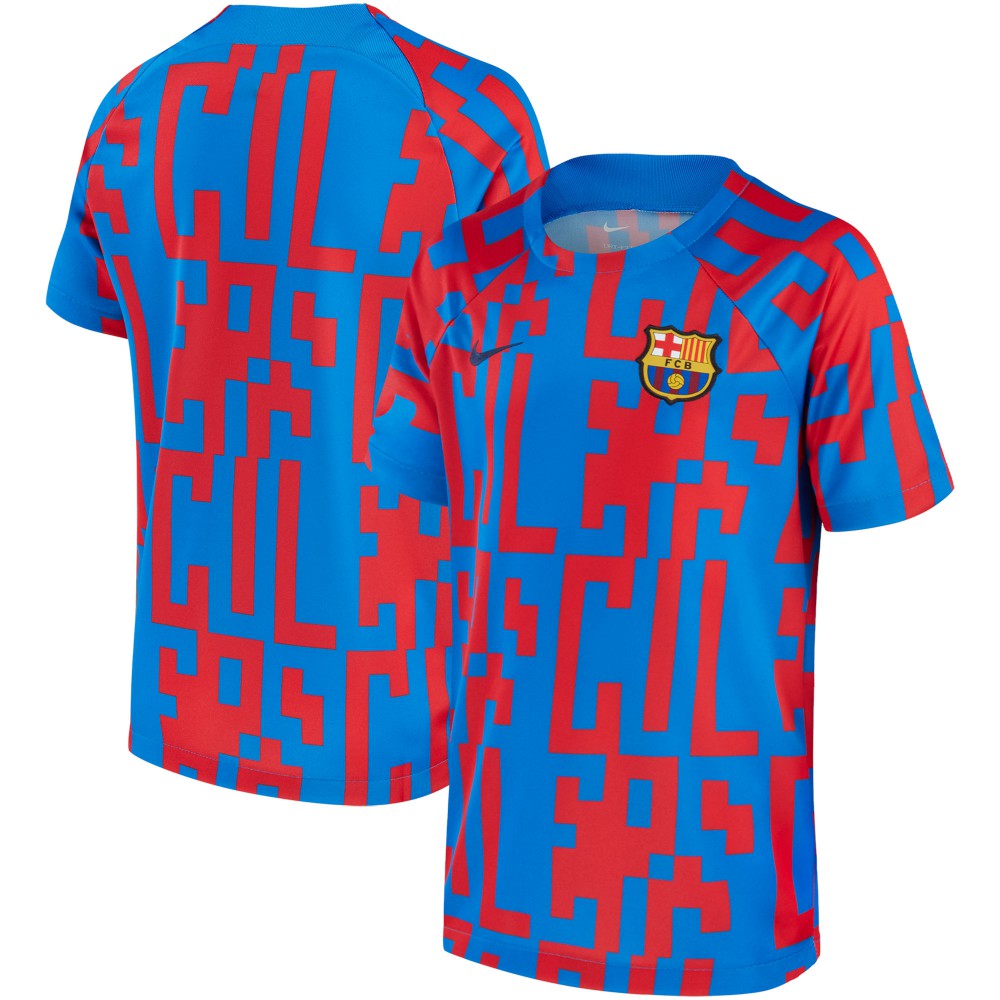Barcelona 2022/23 Pre-Match Top Blue - Nike