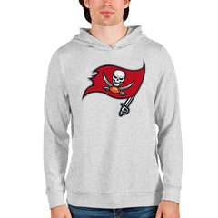 Tampa Bay Buccaneers Antigua Team Absolute Pullover Hoodie - Heathered Gray Hoodies