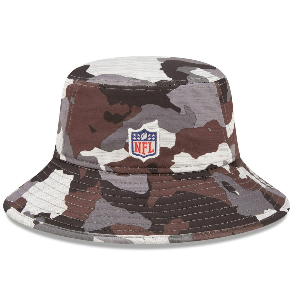 Cleveland Browns New Era 2022 NFL Training Camp Bucket Hat - Camo Hats