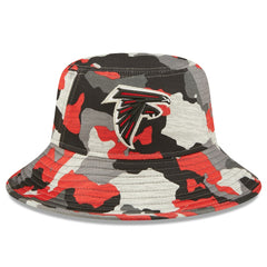 Atlanta Falcons New Era 2022 NFL Training Camp Bucket Hat - Camo Hats