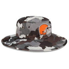 Cleveland Browns New Era 2022 NFL Training Camp Panama Bucket Hat - Camo Hats