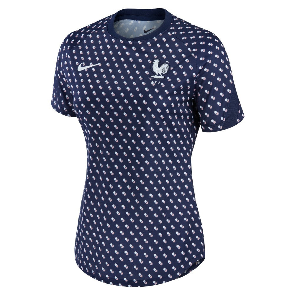 France National Team Women's 2022/23 Pre-Match Home Performance Top Navy - Nike sale