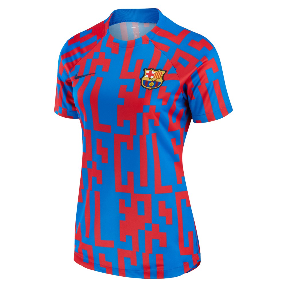 Barcelona Women's 2022/23 Pre-Match Home Performance Top Blue - Nike discount