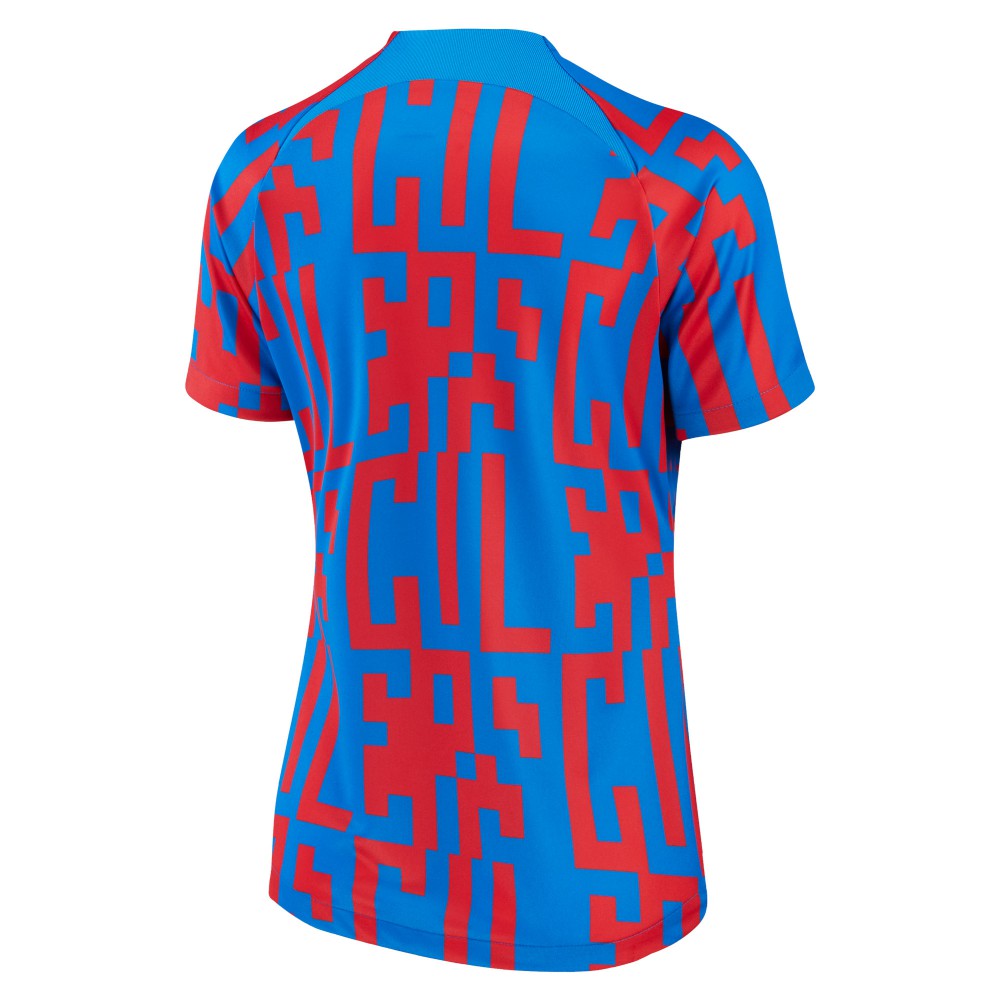 Barcelona Women's 2022/23 Pre-Match Home Performance Top Blue - Nike discount