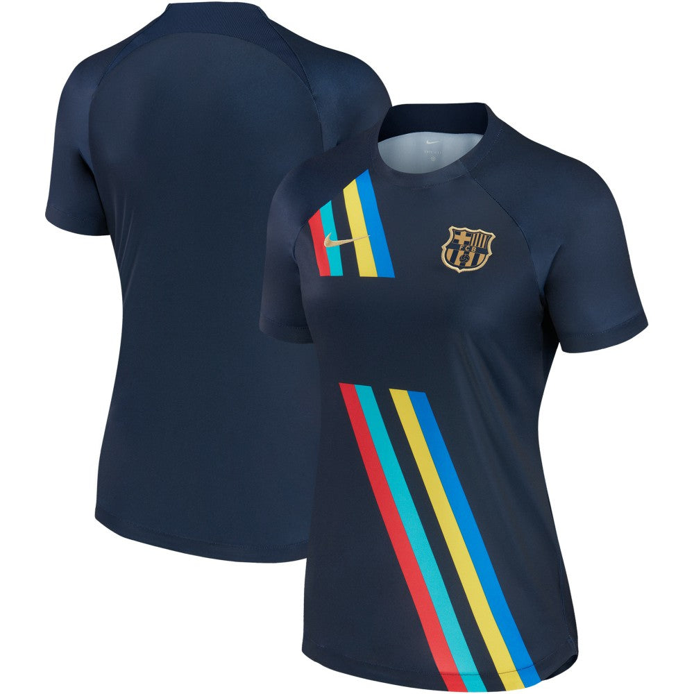 Barcelona Women's 2022/23 Pre-Match AWAY Performance Top Navy - Nike outlet