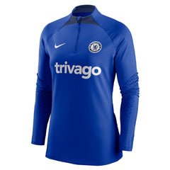 Chelsea Women's Strike Drill Raglan Performance Quarter-Zip Top Blue - Nike outlet