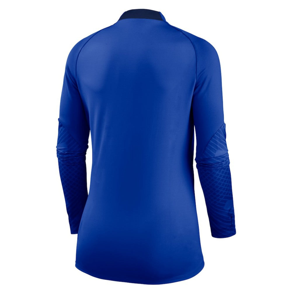 Chelsea Women's Strike Drill Raglan Performance Quarter-Zip Top Blue - Nike outlet
