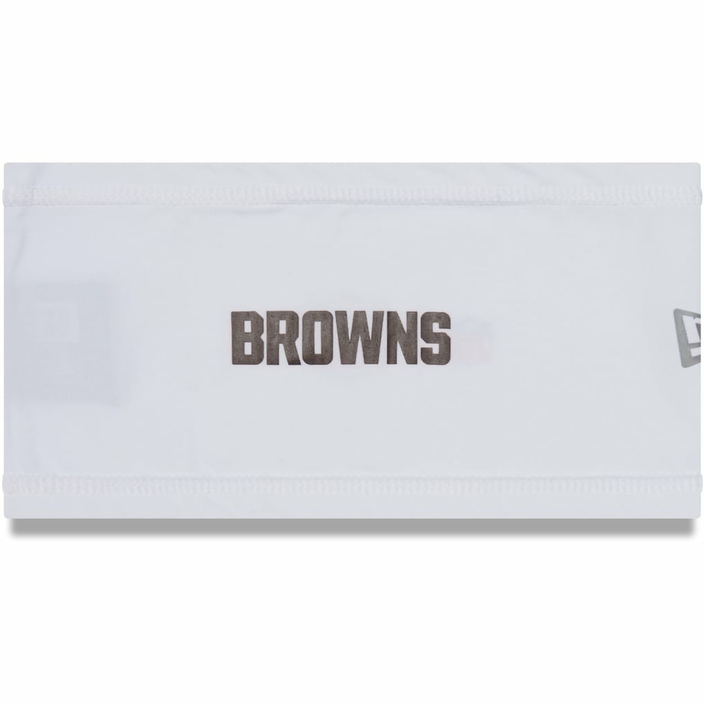 Cleveland Browns New Era Training Camp COOLERA Headband - White