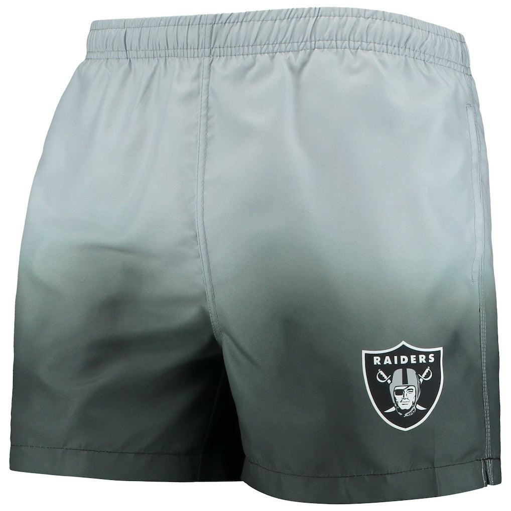 Las Vegas Raiders FOCO Dip-Dye Swim Shorts - Black/ Shorts