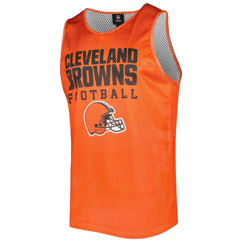 Cleveland Browns FOCO Colorblock Mesh V-Neck & Shorts Set - Orange Shorts
