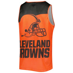 Cleveland Browns FOCO Colorblock Mesh V-Neck & Shorts Set - Orange Shorts