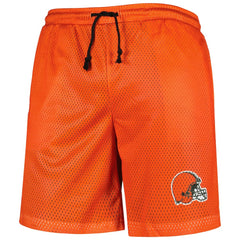 Cleveland Browns FOCO Colorblock Mesh V-Neck & Shorts Set - Orange Shorts