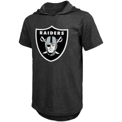 Darren Waller Las Vegas Raiders Majestic Threads Player Name & Number Tri-Blend Hoodie T-Shirt - Black Hoodies