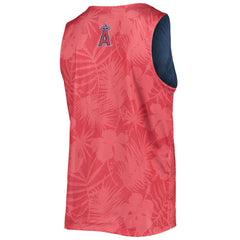 Los Angeles Angels FOCO Floral Reversible Mesh Tank Top - Red/Navy Tanks