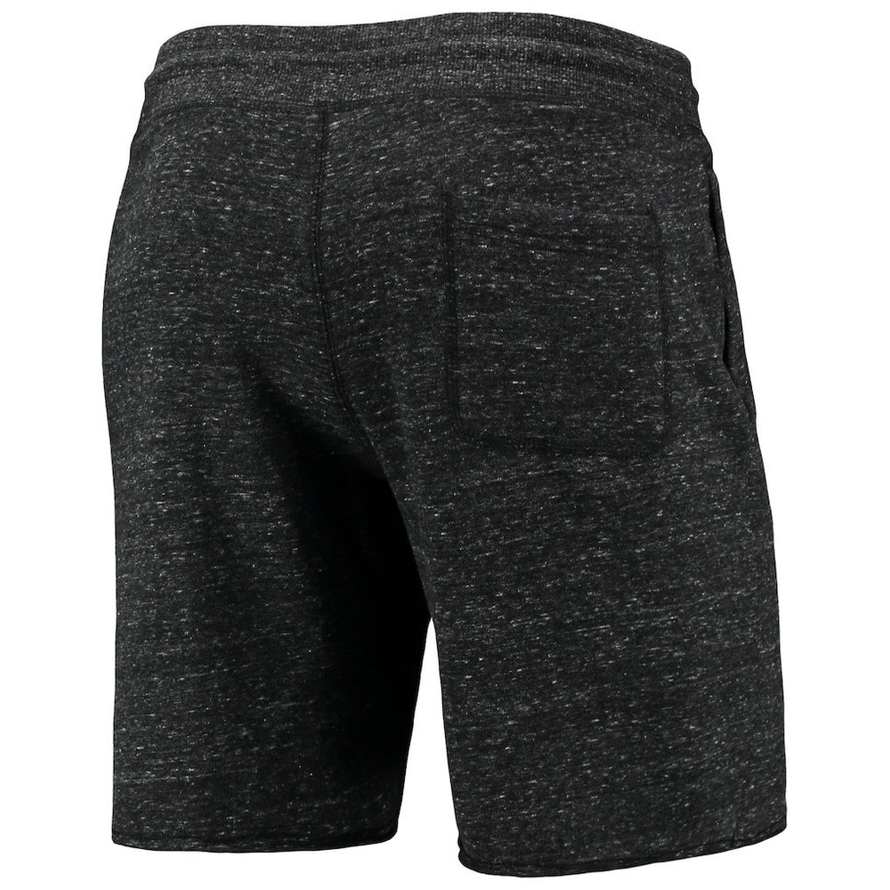 Chicago Bulls Homage Primary Logo Tri-Blend Sweat Shorts Charcoal