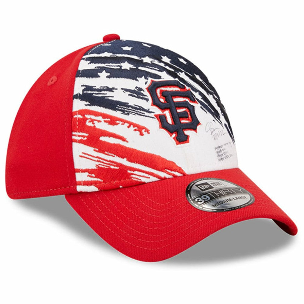 San Francisco Giants New Era 2022 4th of July 39THIRTY Flex Hat - Red Hats