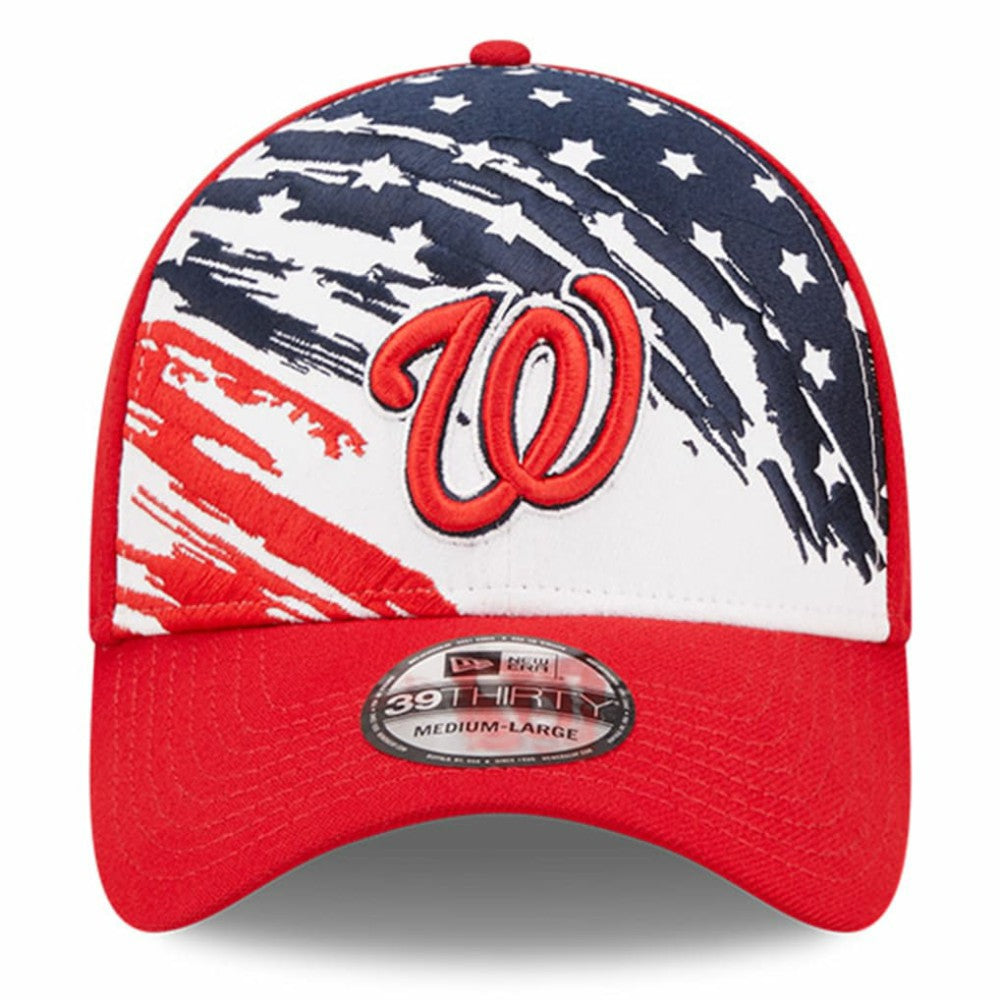 Washington Nationals New Era 2022 4th of July 39THIRTY Flex Hat - Red Hats