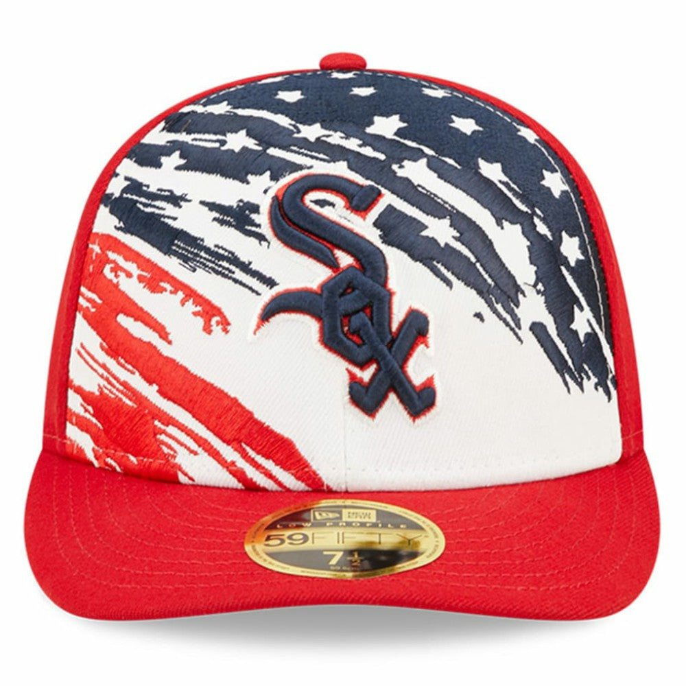 Chicago White Sox New Era 2022 4th of July Low Profile 59FIFTY Fitted Hat - Red Hats