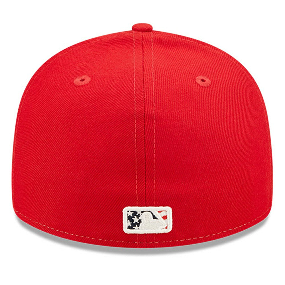 Miami Marlins New Era 2022 4th of July Low Profile 59FIFTY Fitted Hat - Red Hats