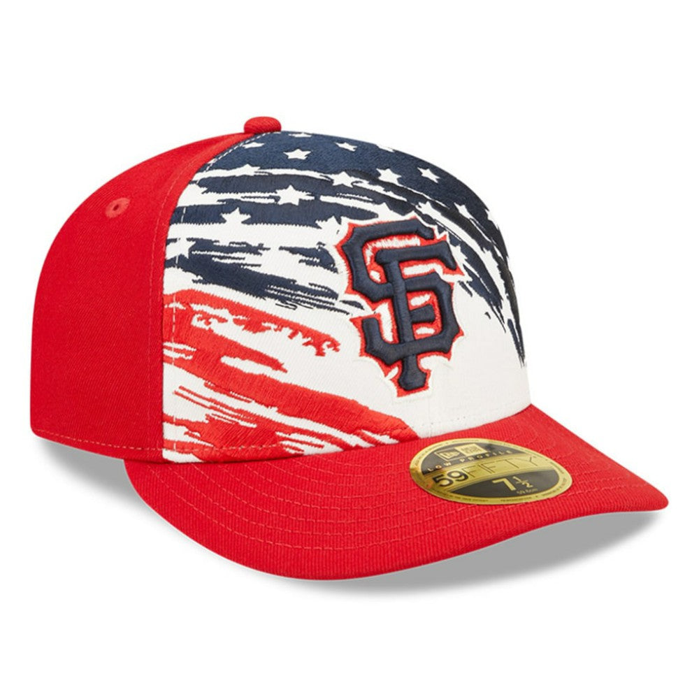 San Francisco Giants New Era 2022 4th of July Low Profile 59FIFTY Fitted Hat - Red Hats