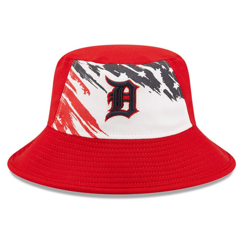 Detroit Tigers New Era 2022 4th of July Bucket Hat - Red Hats
