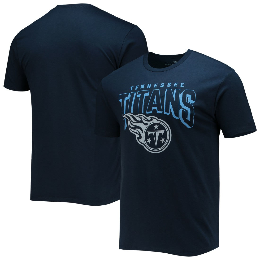 Tennessee Titans Junk Food Bold Logo T-Shirt - Navy T-shirts