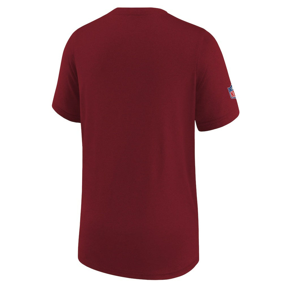 Washington Commanders Youth Sideline Legend Performance T-Shirt - Burgundy T-shirts