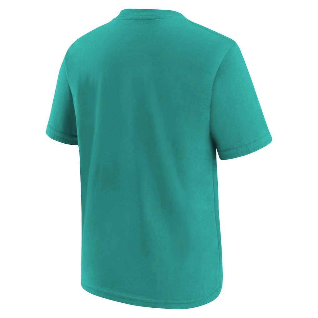 Miami Dolphins Preschool Team Wordmark T-Shirt - Aqua T-shirts