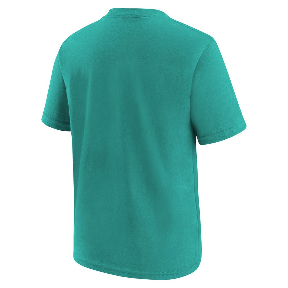 Miami Dolphins Preschool Team Wordmark T-Shirt - Aqua T-shirts