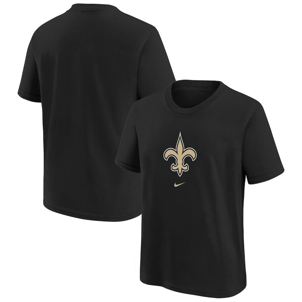 New Orleans Saints Preschool Team Wordmark T-Shirt - Black T-shirts