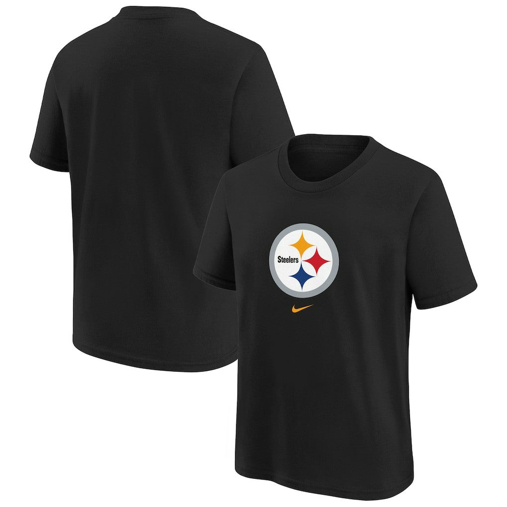 Pittsburgh Steelers Preschool Team Wordmark T-Shirt - Black T-shirts