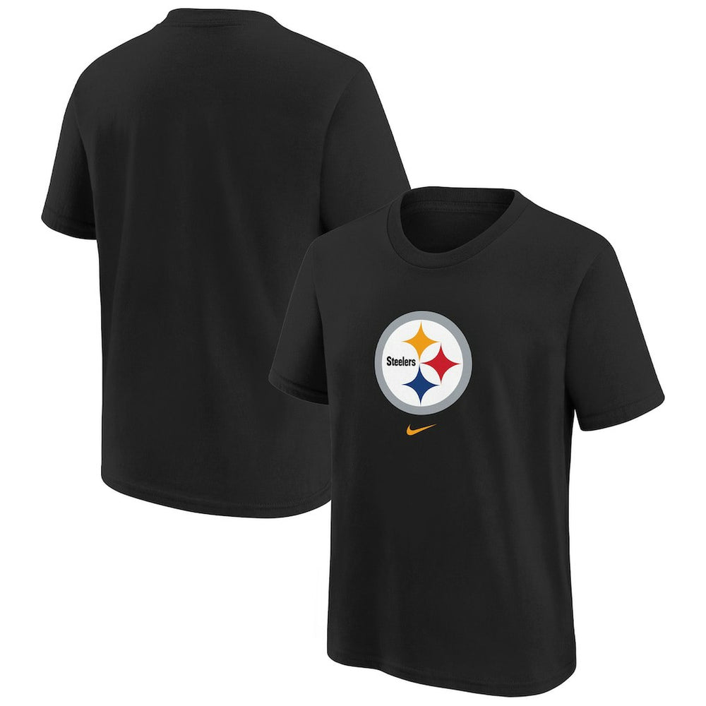 Pittsburgh Steelers Preschool Team Wordmark T-Shirt - Black T-shirts
