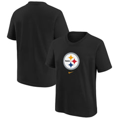 Pittsburgh Steelers Preschool Team Wordmark T-Shirt - Black T-shirts