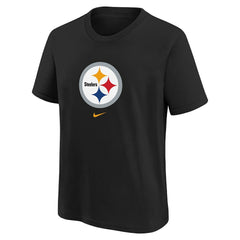 Pittsburgh Steelers Preschool Team Wordmark T-Shirt - Black T-shirts