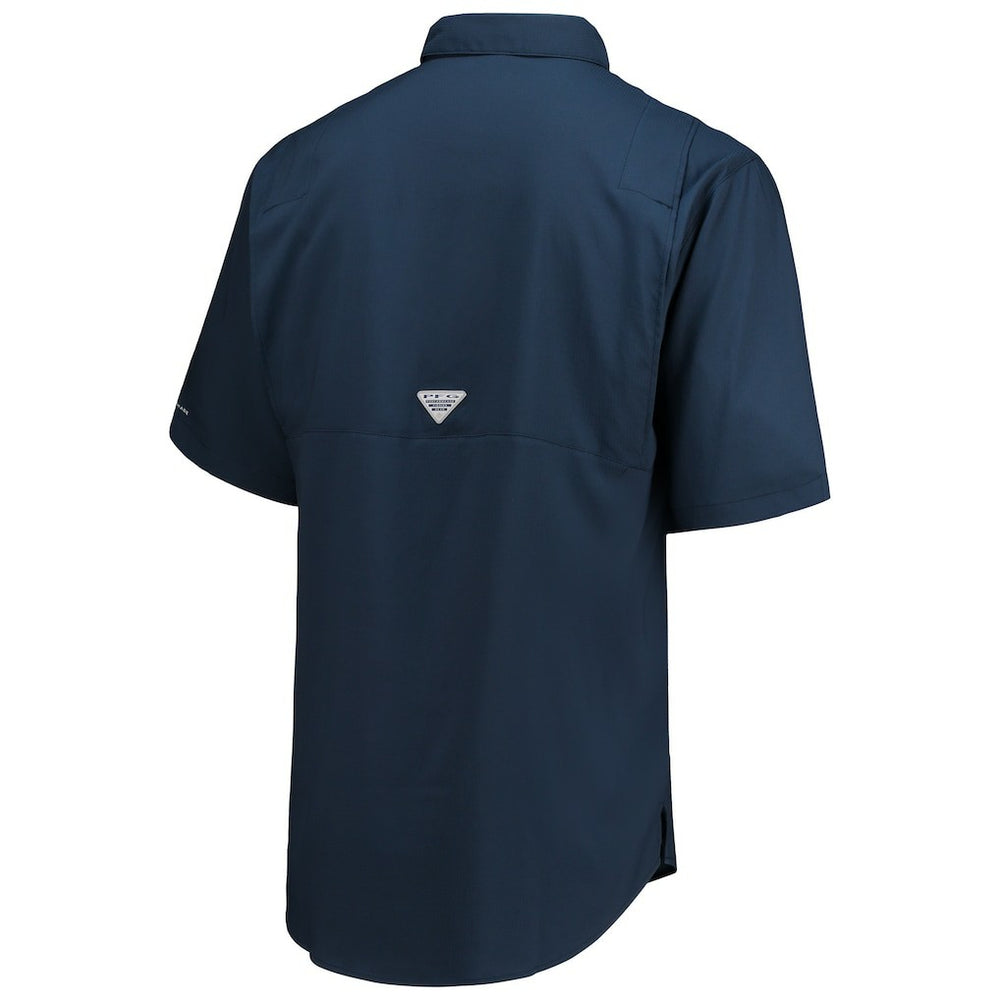 Dallas Cowboys Tamiami Omni-Shade Button-Down Short Sleeve Shirt - Navy Shorts