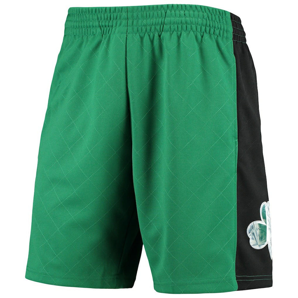 Boston Celtics 2007 Hardwood Classics 75th Anniversary Swingman Shorts Kelly Green - Mitchell & Ness