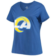Matthew Stafford Los Angeles Rams Women's Plus Size Player Name & Number V-Neck T-Shirt - Royal T-shirts