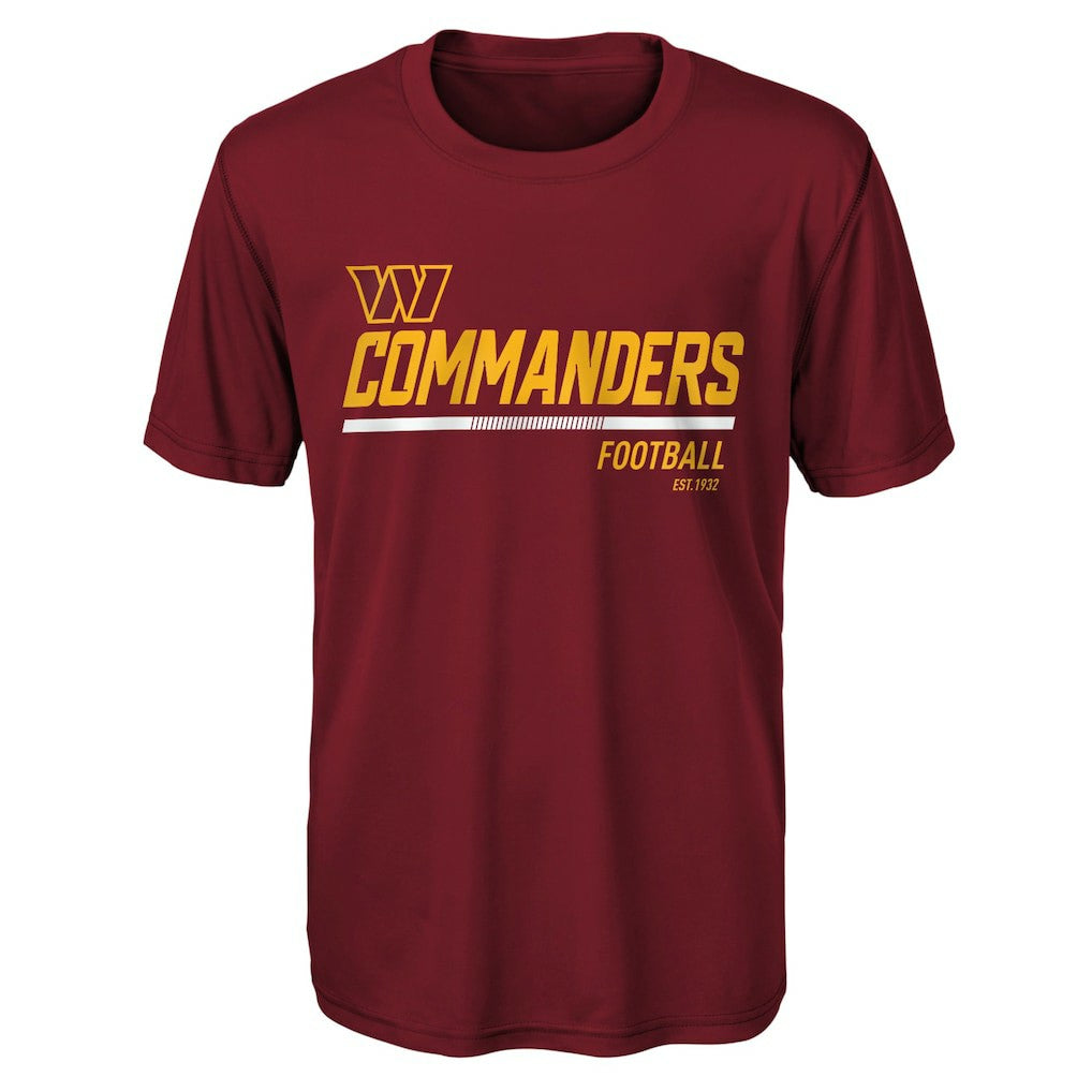 Washington Commanders Youth Engaged T-Shirt - Burgundy T-shirts