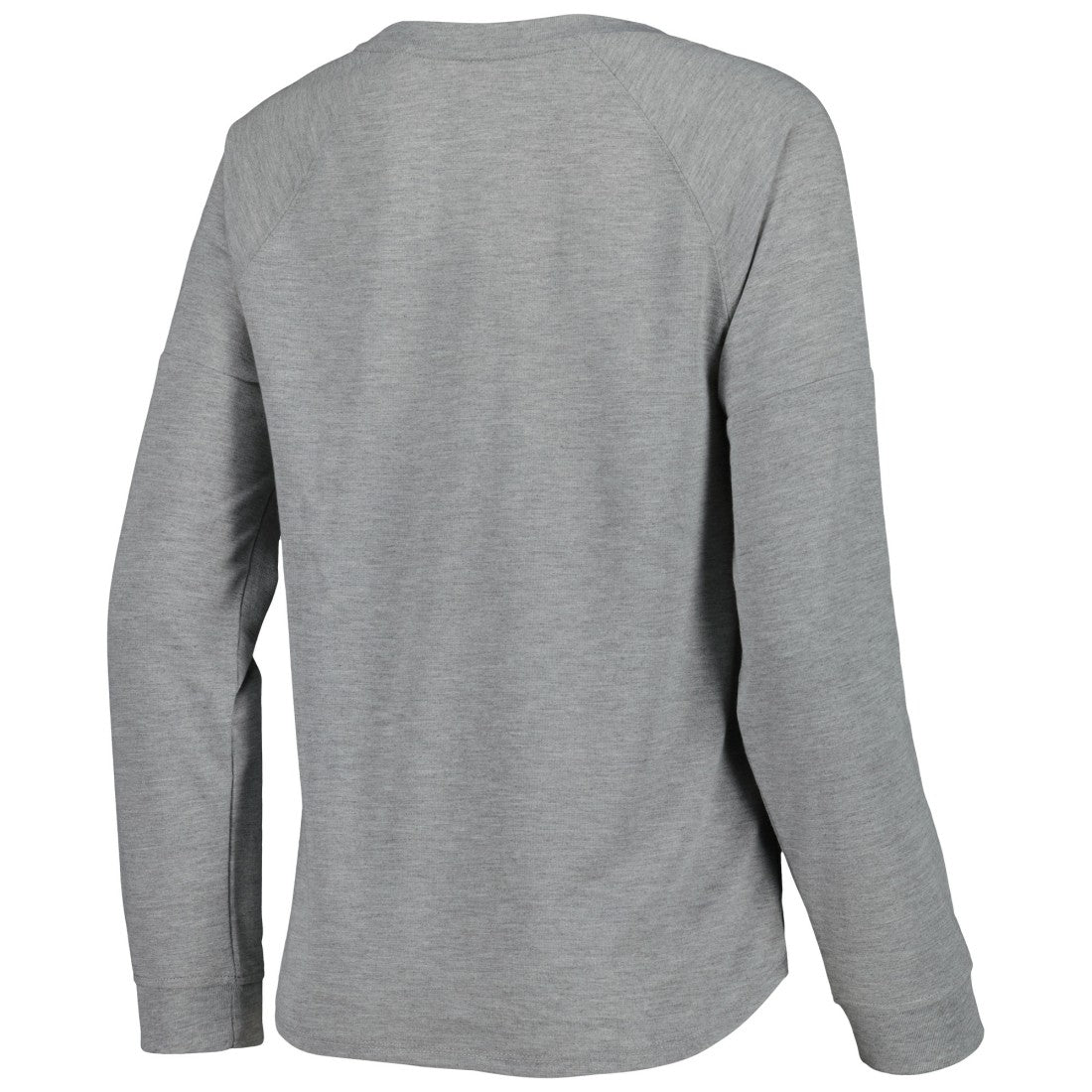 Tampa Bay Buccaneers Juniors All Striped Up Raglan Long Sleeve T-Shirt - Heathered Gray T-shirts