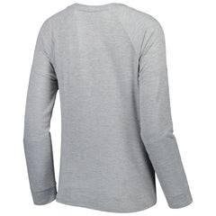Washington Commanders Juniors All Striped Up Raglan Long Sleeve T-Shirt - Heathered Gray T-shirts