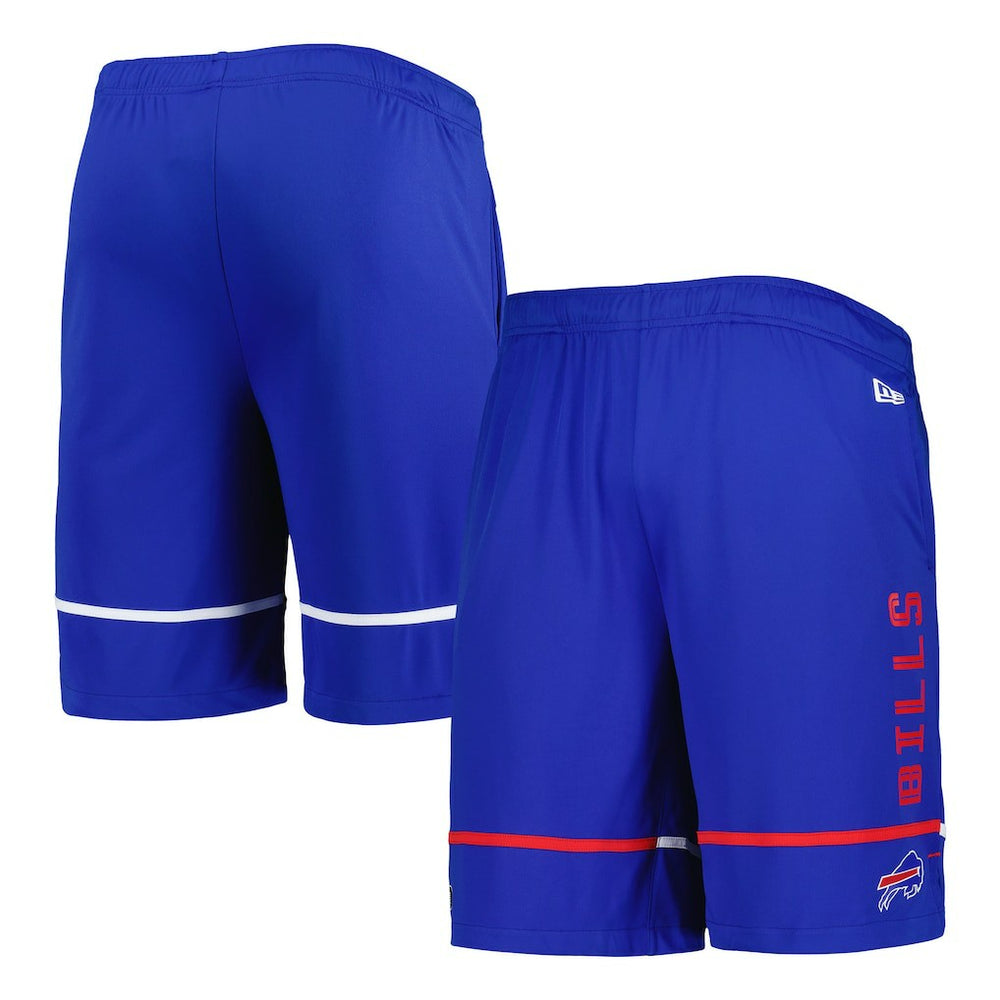 Buffalo Bills New Era Combine Authentic Rusher Training Shorts - Royal Shorts