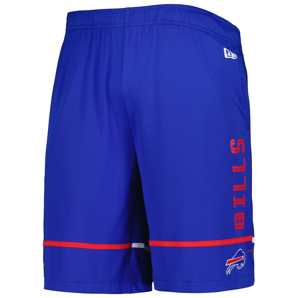 Buffalo Bills New Era Combine Authentic Rusher Training Shorts - Royal Shorts