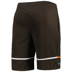 Cleveland Browns New Era Combine Authentic Rusher Training Shorts - Brown Shorts