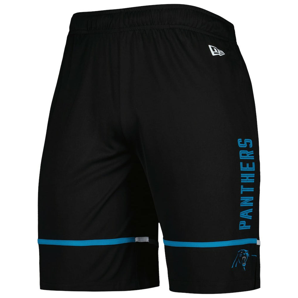 Carolina Panthers New Era Combine Authentic Rusher Training Shorts - Black Shorts