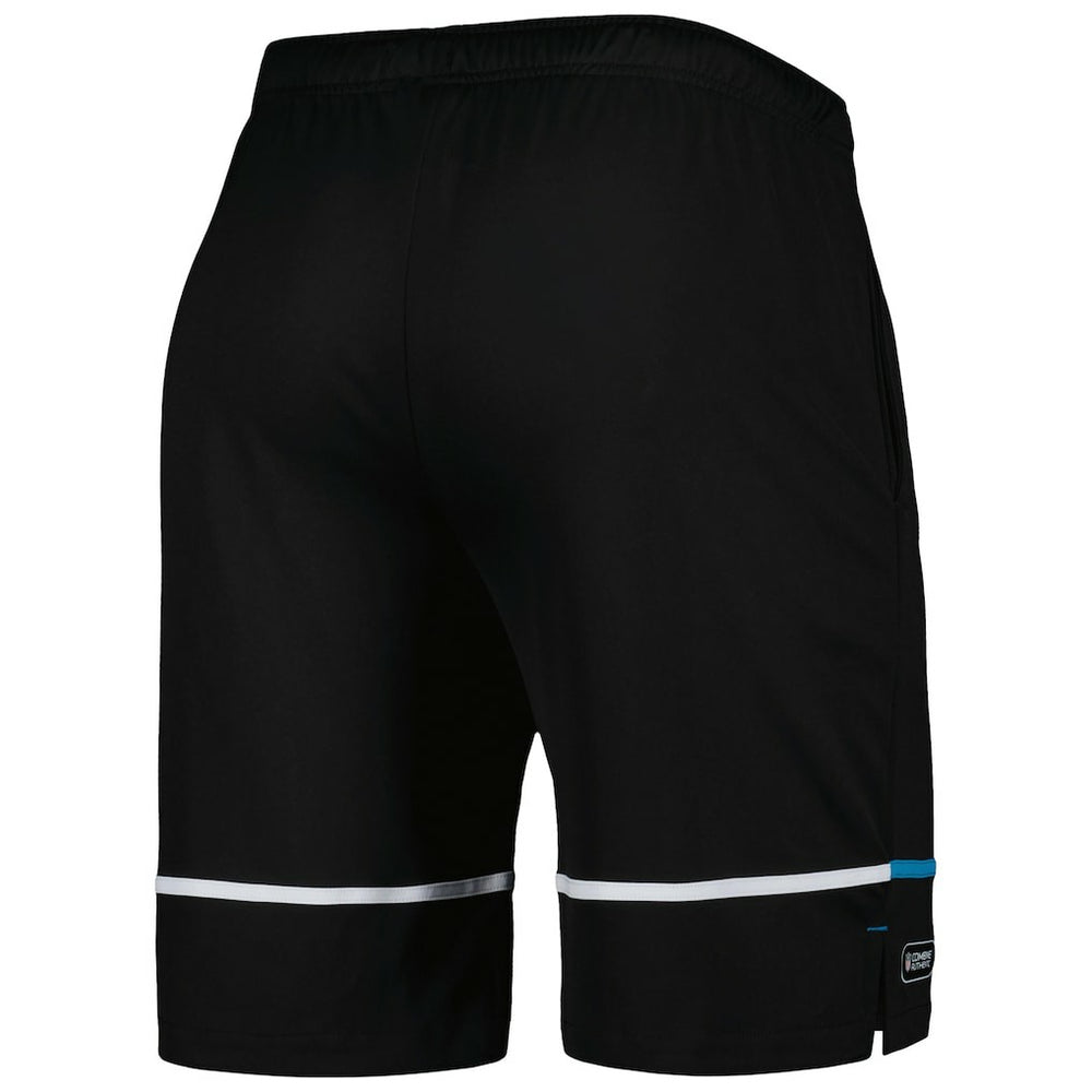 Carolina Panthers New Era Combine Authentic Rusher Training Shorts - Black Shorts