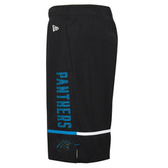 Carolina Panthers New Era Combine Authentic Rusher Training Shorts - Black Shorts
