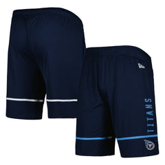 Tennessee Titans New Era Combine Authentic Rusher Training Shorts - Navy Shorts
